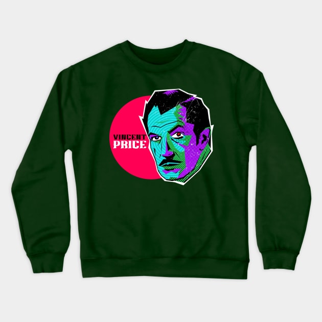 Vincent Price Crewneck Sweatshirt by Ted's Shirts